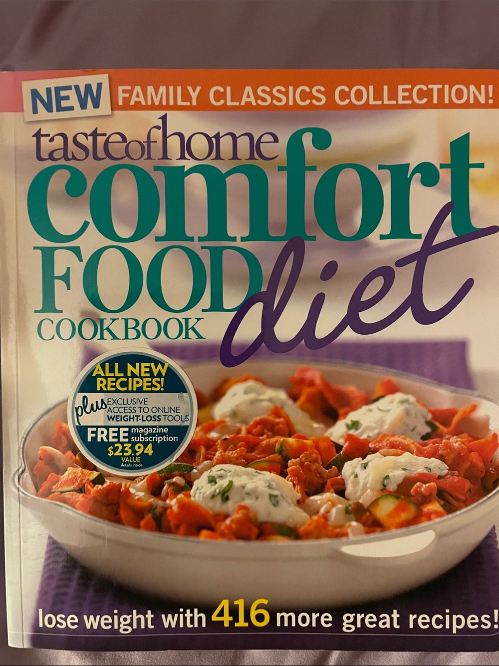 taste of home Comfort Food Diet Cookbook -
